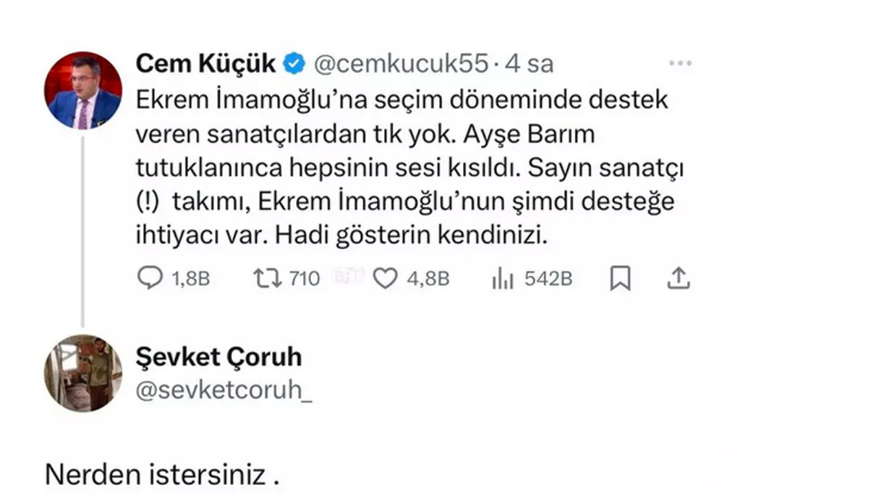 Foto - Cem Küçük sosyal medyadan açıkladı: Radarıma girdin Şevket: Akılları hep belaltı...