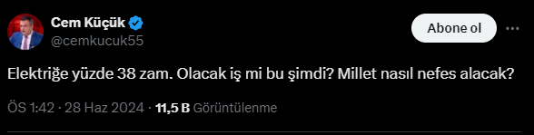 Foto - Cem Küçük'ten gelen son zamma ilk yorum: Olacak iş mi bu şimdi?