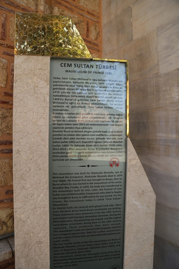 Foto - Cem Sultan Türbesi - Bursa