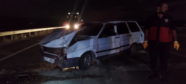 Foto - Cenaze yolunda zincirleme trafik kazası! Yaralılar var