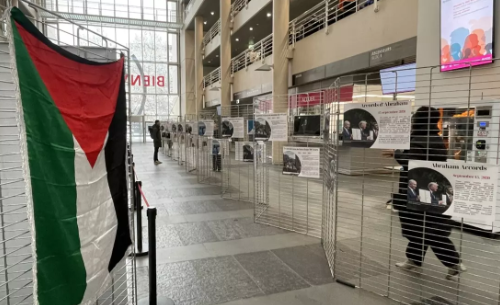 Foto - Cenevre Üniversitesi öğrencileri, Filistin'e destek için fotoğraf sergisi açtı