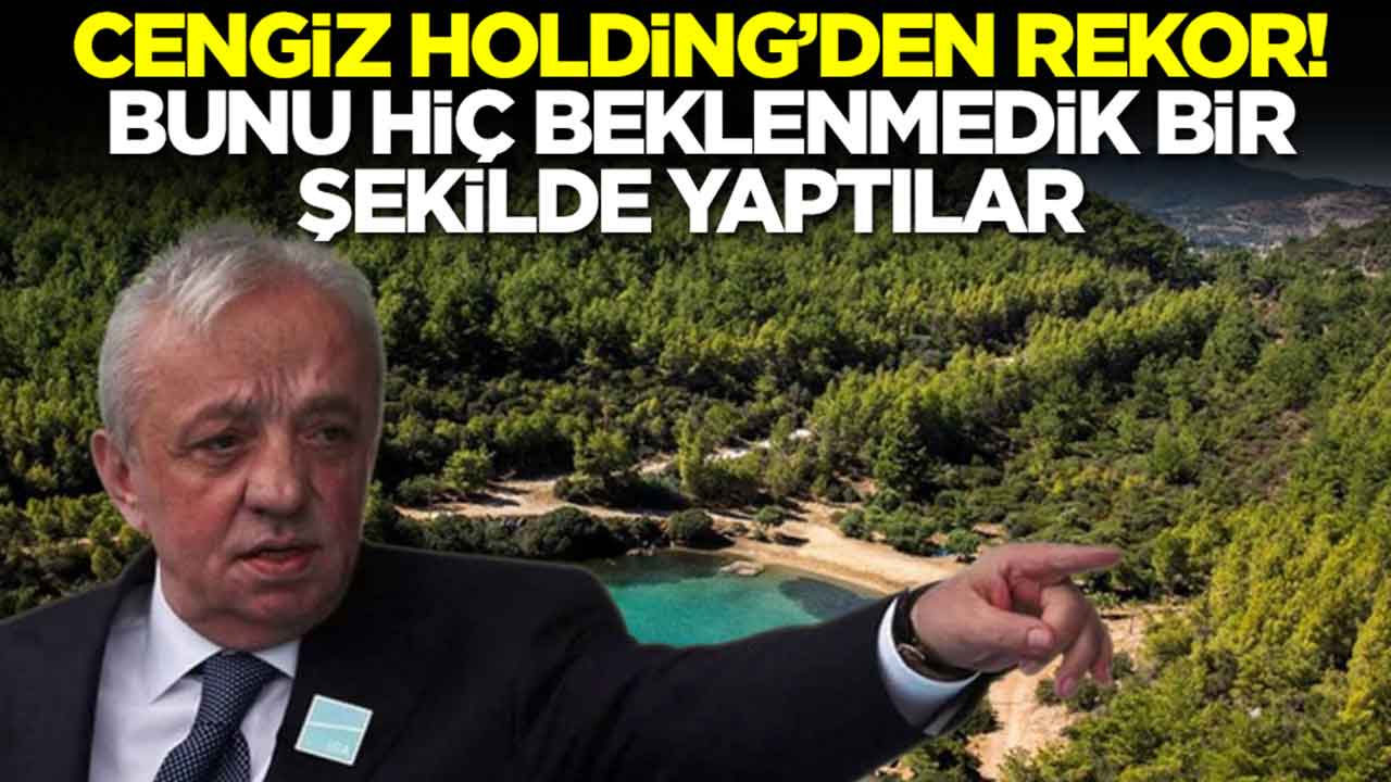 Cengiz Holding'in HES'inden rekor: Bunu hiç beklenmedik şekilde yaptılar