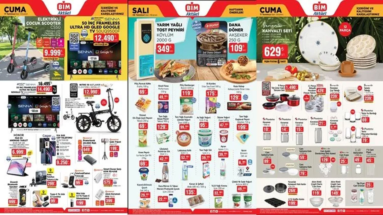 Foto - Cep telefonu, tablet ve daha niceleri! BİM’de 8-11 Temmuz 2025 fırsatları geliyor