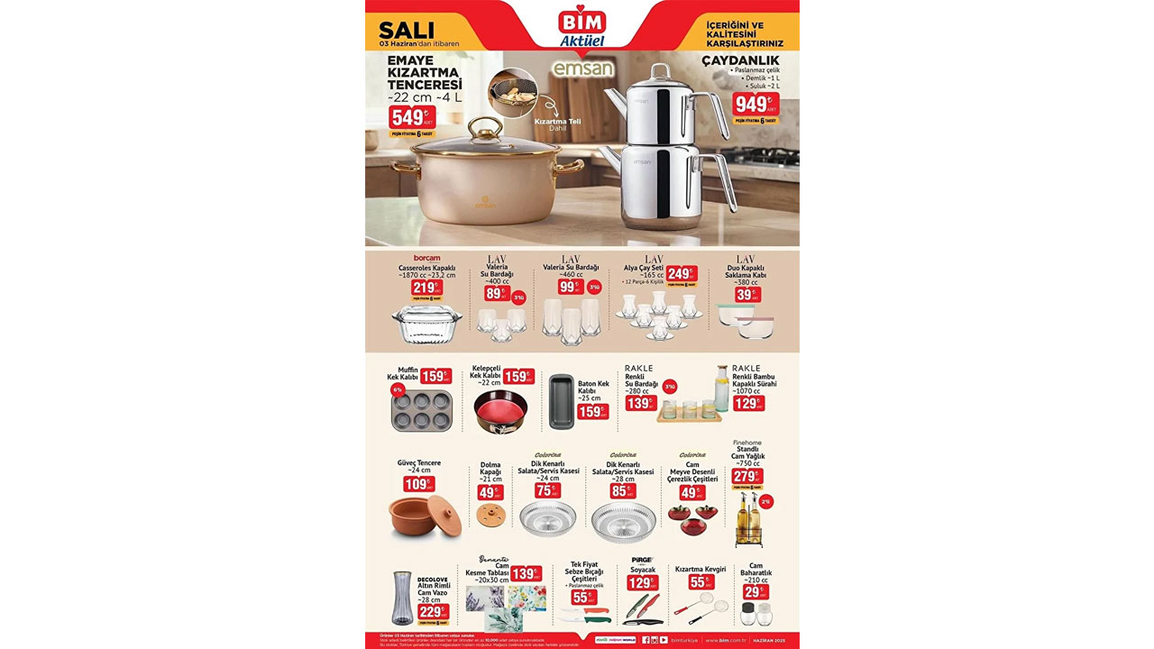 Foto - Cep telefonu, taşınabilir şarj, alez, çaydanlık, su pompası, organizer... BİM’de 3-6 Haziran 2025 tarihi arasında yok yok