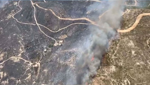 Çeşme’de büyük orman yangını!