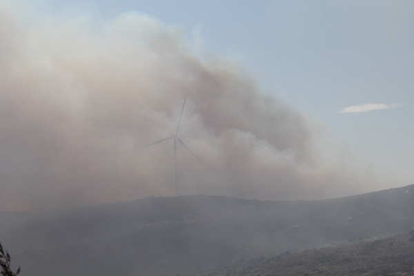 Foto - Çeşme'de çıkan yangının sebebi belli oldu