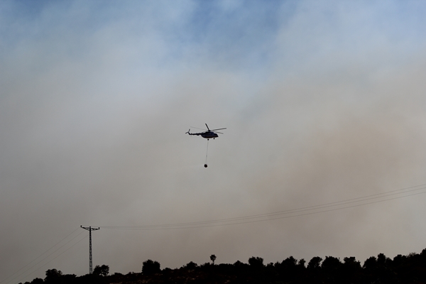 Foto - Çeşme'de çıkan yangının sebebi belli oldu