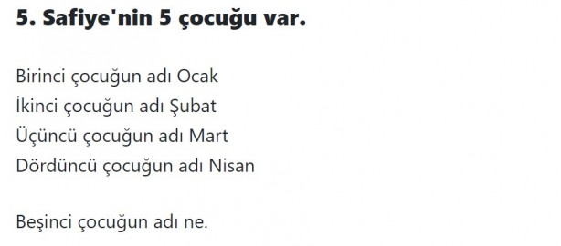 Foto - Cevabı bulabilecek misiniz?.. 5 kişiden 1'i doğru cevabı veriyor!..