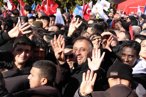 Foto - CHP bu manzaraya bozaracak! Cumhurbaşkanı Erdoğan'ın mitinginde insan seli