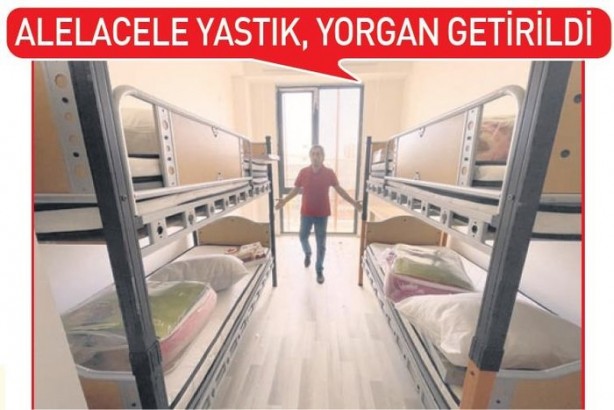 Foto - CHP fiyaskosu! Tamamlanamayan yurdu açtılar