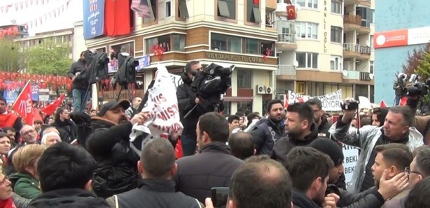 Foto - CHP mitinginde Kılıçdaroğlu’na tepki