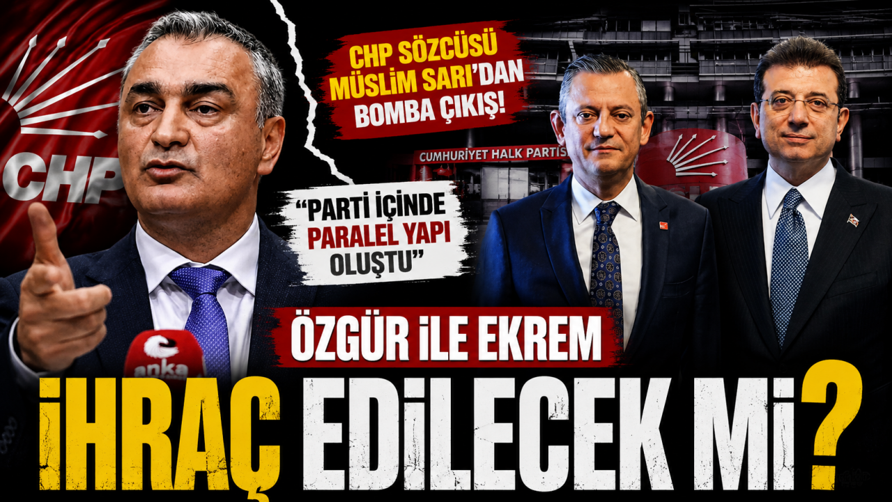 CHP Sözcüsünden bomba çıkış: Parti içinde paralel yapı oluştu… Özgür ile Ekrem ihraç edilecek mi?