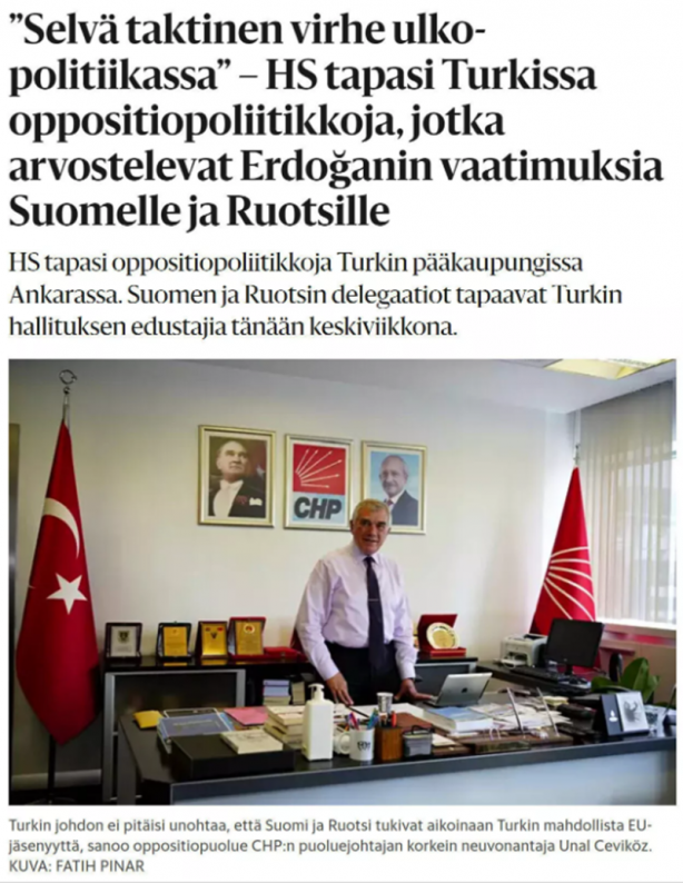 Foto - CHP ve HDP'li 2 isim Finladiya basınına konuştu! Aakıllara zarar sözler