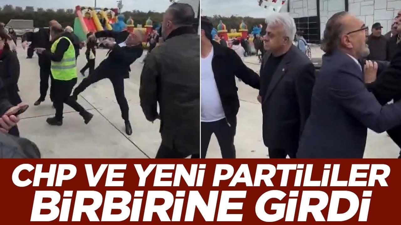CHP ve Yeni Partililer birbirine girdi