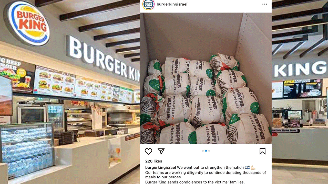 Foto - CHP yerli ve milli firmaları boykot ederken Burger King, eli kanlı İsrail askerlerine 128 bin dolarlık hediye çeki dağıtacak