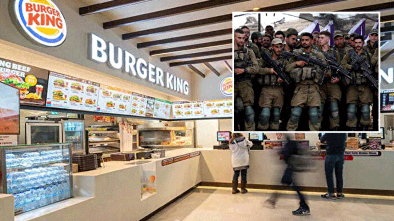 Foto - CHP yerli ve milli firmaları boykot ederken Burger King, eli kanlı İsrail askerlerine 128 bin dolarlık hediye çeki dağıtacak