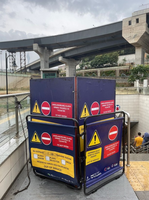 Foto - CHP yönetimi sayesinde İstanbul'da hizmet dışı kalan yürüyen merdivenler ve asansörler! İşte listesi