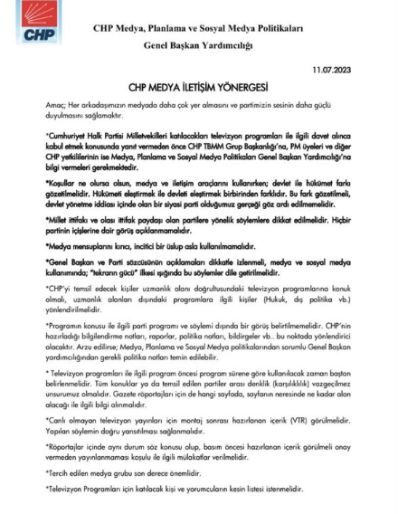 Foto - CHP'deki konuşma yasağı resmileşti! Sadece o konuşacak