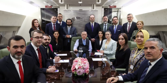 Foto - CHP'deki kriz ile ilgili ne söyledi? Gazeteciler sordu Erdoğan cevapladı