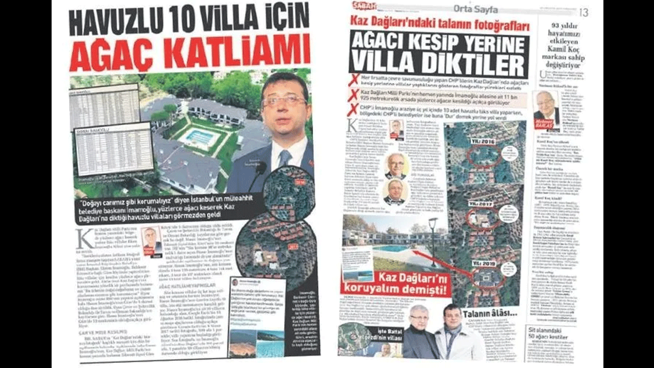 Foto - CHP’li başkandan İhanet! Kaz dağları parsel parsel…