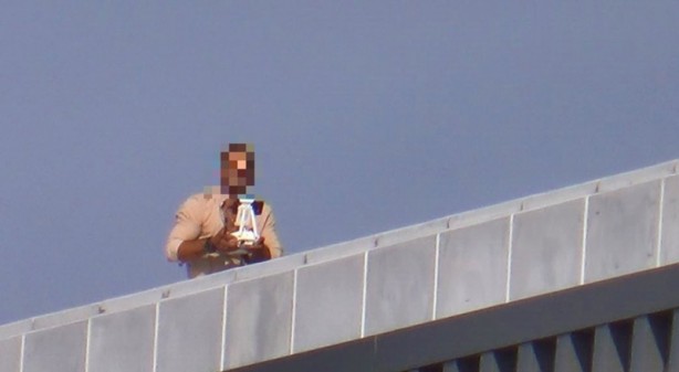 Foto - CHP'li belediye Tekirdağ'da maaş eylemi yapan belediye işçilerini drone ile fişledi! 