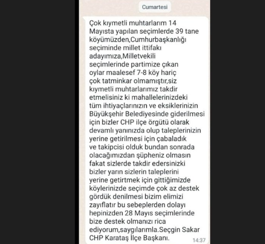 Foto - CHP’li belediyeden işçilere seçim tehdidi! Oyunuzun fotoğrafını göstermezsiniz işten çıkarılacaksınız