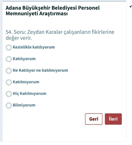 Foto - CHP’li belediyeden personel fişleme anketi! Anketle tek tek tespit etti Başrolde hep Zeydan Karalar var
