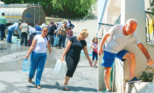 CHP'li belediyelerin beceriksizliği! Yazın ortasında vatandaşı susuzluğa mahkum ettiler Turizm cennetlerimiz perişan