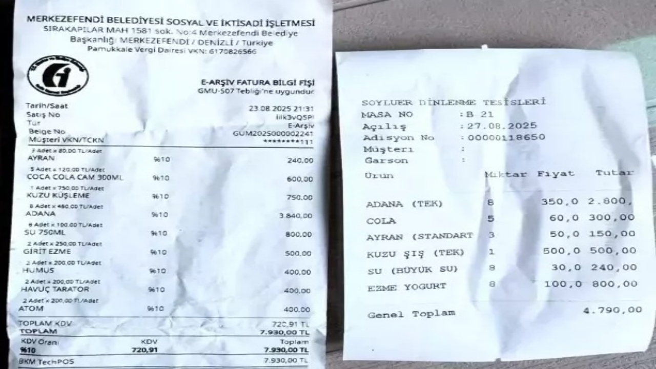 Foto - CHP’li belediyenin sosyal tesisinde yemek yiyen vatandaş, gelen hesapla şoke oldu! Yok artık