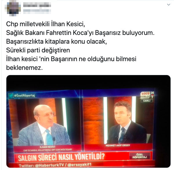 Foto - CHP'li isimden sosyal medyayı ayağa kaldıran 'Fahrettin Koca' çıkışı