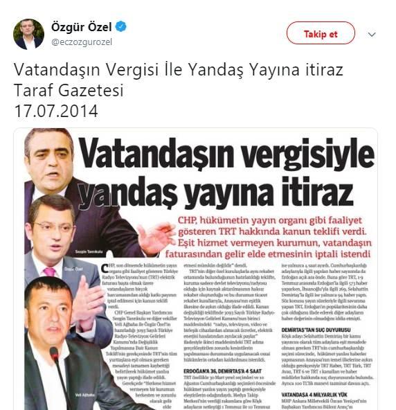 Foto - CHP’li Özel’i FETÖ medyası parlatmış