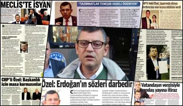 CHP’li Özel’i FETÖ medyası parlatmış