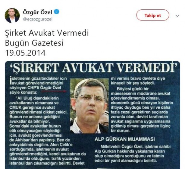 Foto - CHP’li Özel’i FETÖ medyası parlatmış