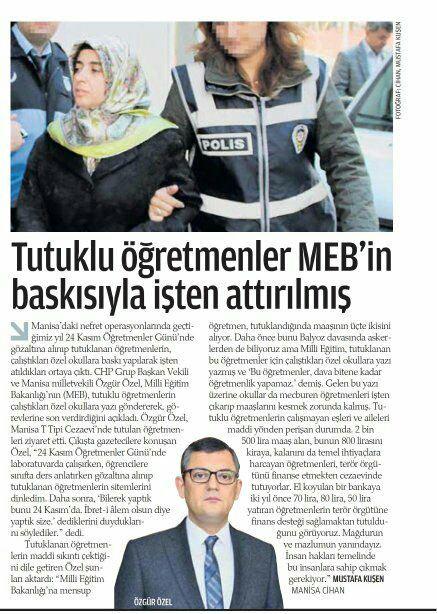 Foto - CHP’li Özel’i FETÖ medyası parlatmış