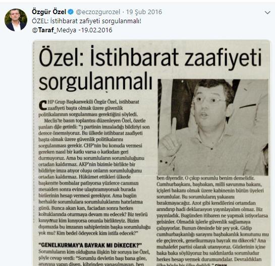 Foto - CHP’li Özel’i FETÖ medyası parlatmış