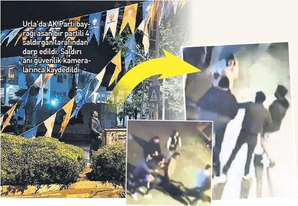 Foto - CHP'li vandallar seçim öncesi terör estirmeye başladı