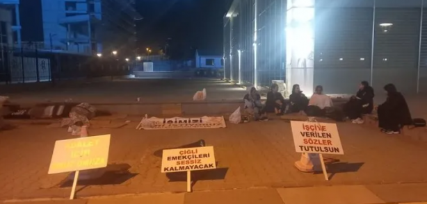 CHP'nin emekçilere zulmü! Tuvalet yasak, yerde yatıyorlar