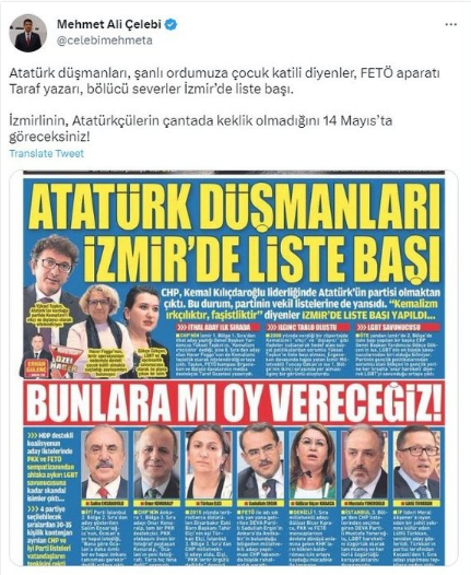 Foto - CHP’nin pusulası yönünü şaşırdı! Atatürk düşmanları İzmir'de liste başı