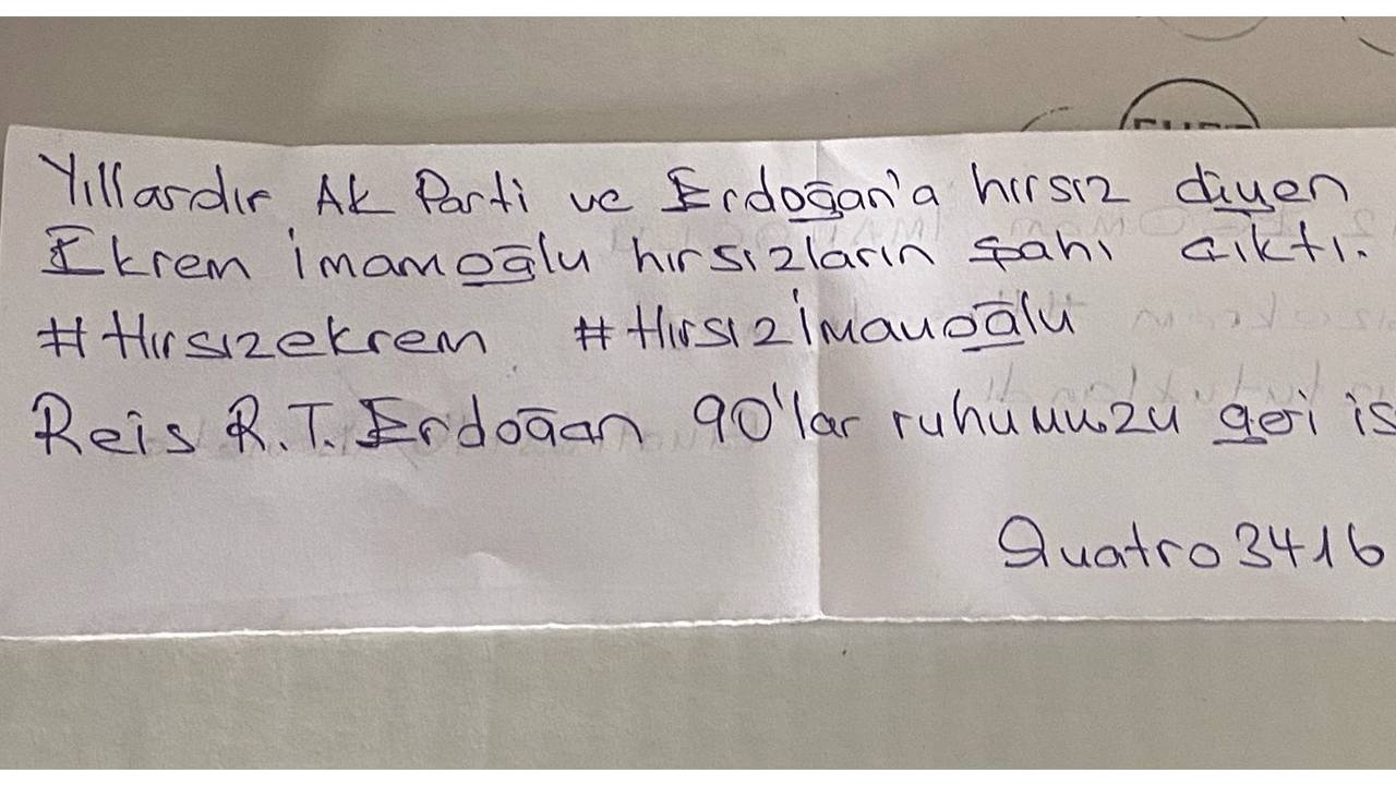 Foto - CHP'ye böyle mesaj verdiler: Oy pusulalarında ''Hırsız Ekrem'' notları!