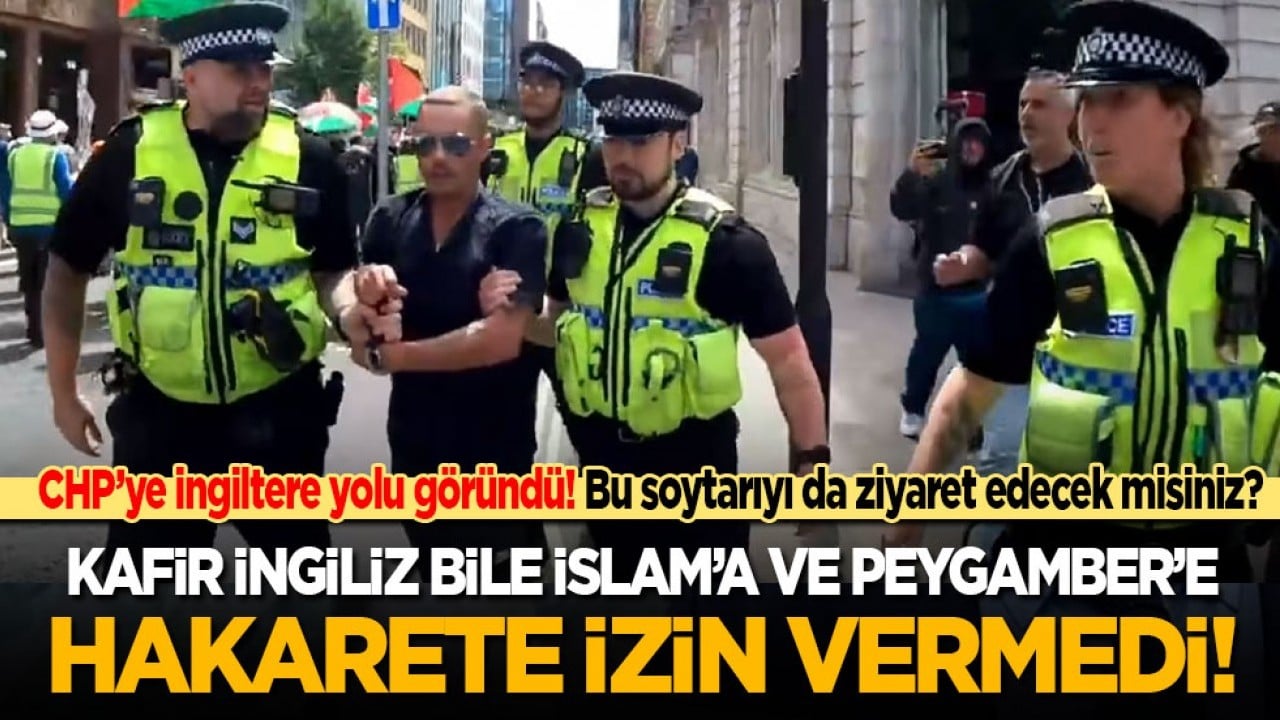 CHP’ye ingiltere yolu göründü! Bu soytarıyı da ziyaret edecek misiniz? Kafir İngiliz bile İslam’a hakarete izin vermedi
