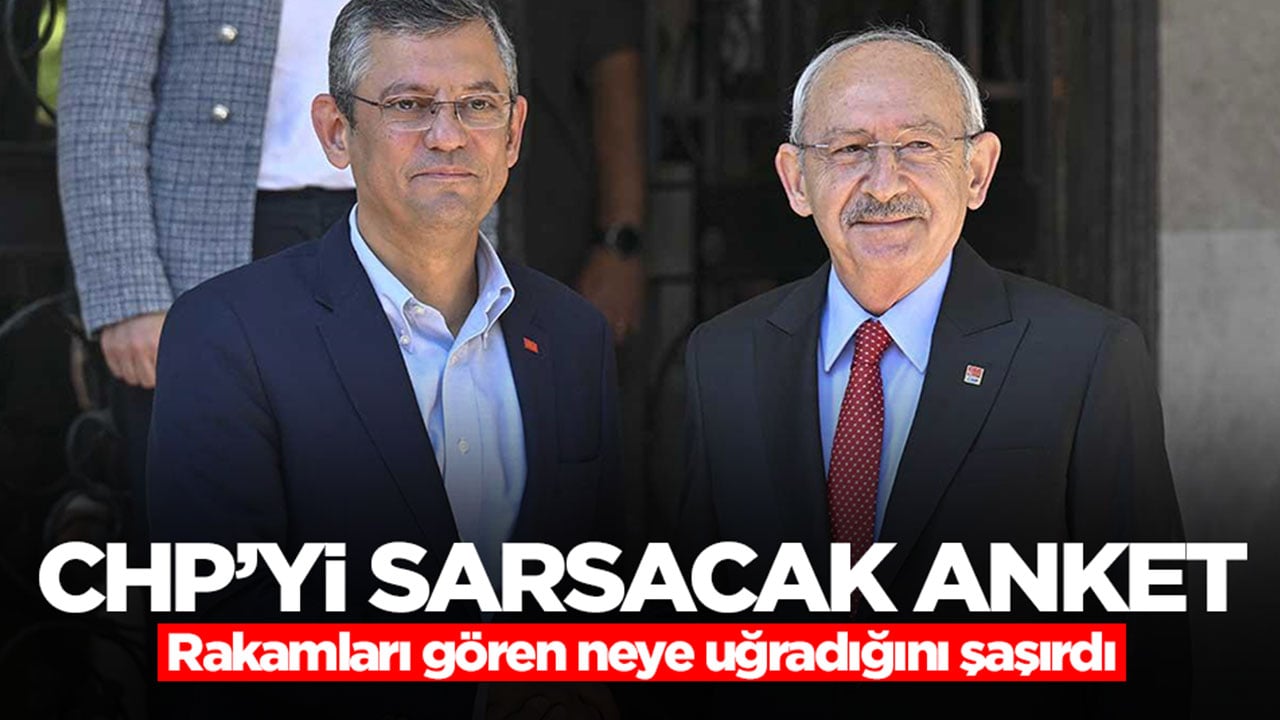 CHP'yi sarsacak anket: Rakamları gören neye uğradığını şaşırdı