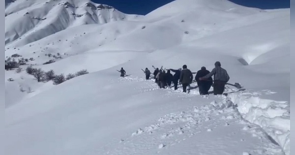 Foto - Çığ düşünce 3 gün susuz kaldılar