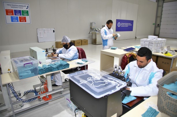 Foto - Cihazlar Türkiye'den gönderilmişti! Azerbaycan'da koronavirüse karşı üretim başladı