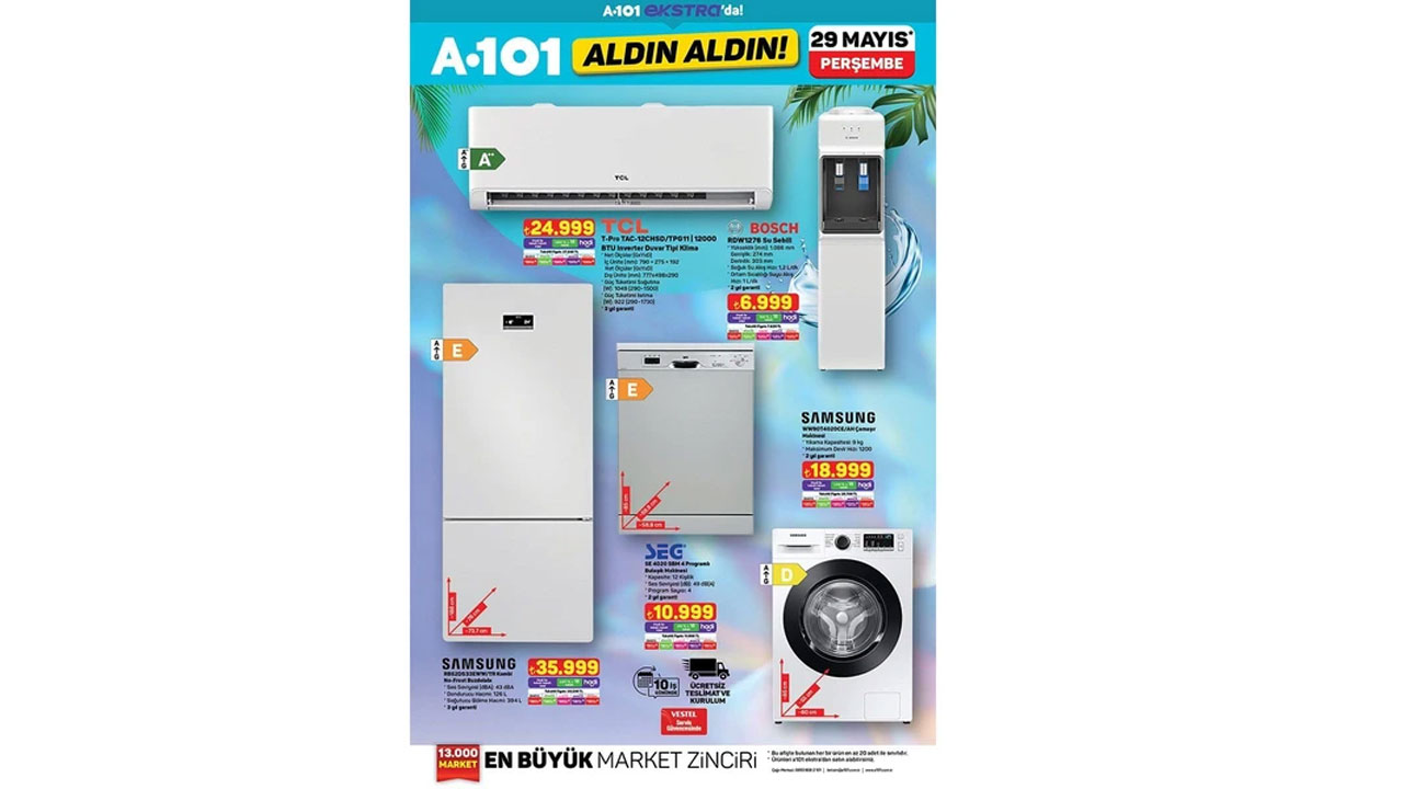 Foto - Çılgın bayram indirimi başladı! A101’de 29 Mayıs - 5 Haziran fırsatları yayımlandı
