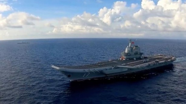 Foto - Çin denizlerde hakimiyet peşinde! Uçak gemisi CNS Shandong'da büyük hareketlilik