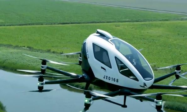 Çin, dünyanın ilk uçan taksisi için ön onay verdi