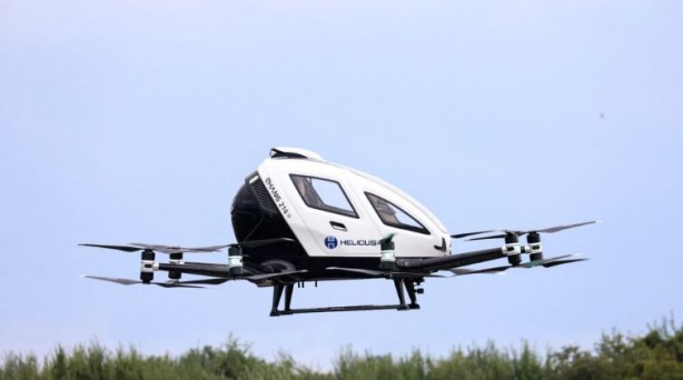 Foto - Çin, dünyanın ilk uçan taksisi için ön onay verdi