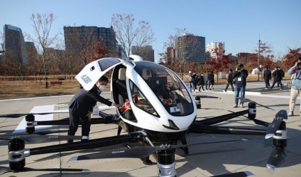 Foto - Çin, dünyanın ilk uçan taksisi için ön onay verdi
