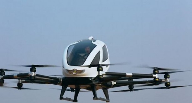 Foto - Çin, dünyanın ilk uçan taksisi için ön onay verdi