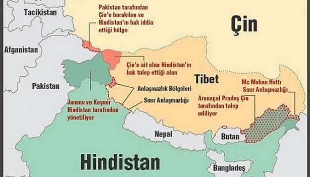Foto - Çin gizli silahıyla Hindistan'ı vurdu! 2 stratejik nokta el değiştirdi